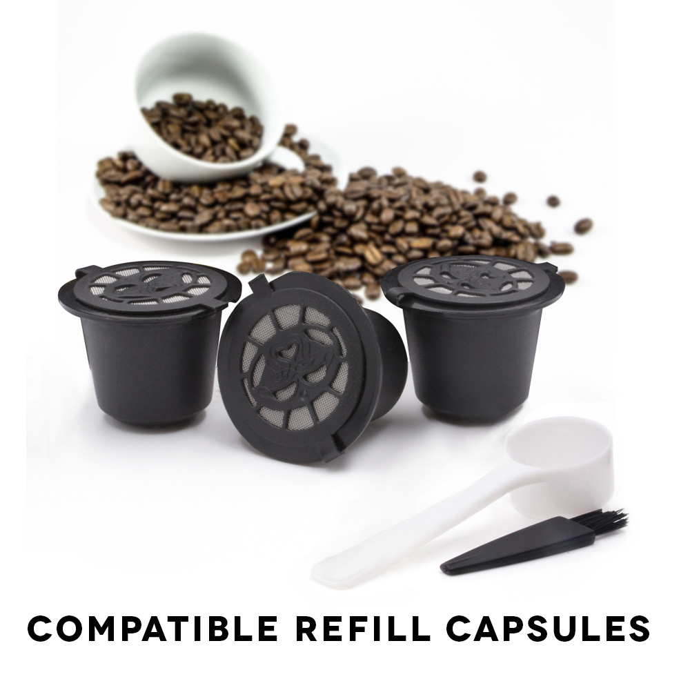 3 x Nespresso Compatible Refillable Capsules