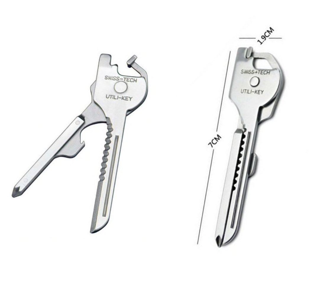 6 in 1 Stainless Steel Keychain Multi-tool