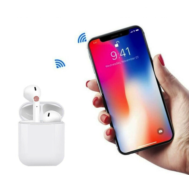 Apple and Siri-compatible QI Earbuds with Wireless Charging Case