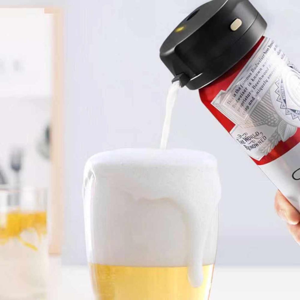 Draft Beer From A Can! Portable Beer Foamer Maker