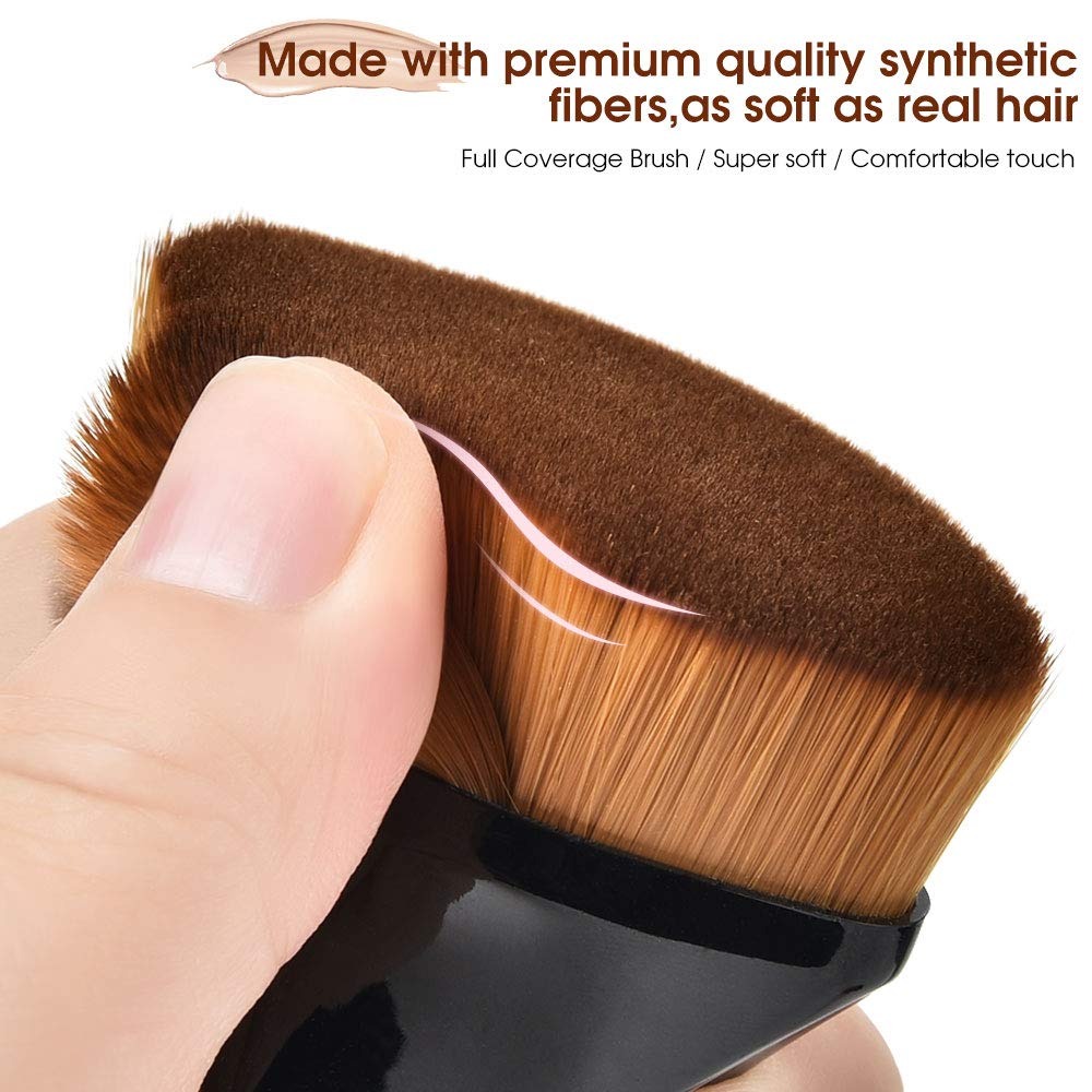 Flawless Foundation Brush for Blending Liquid, Cream, Concealer + More