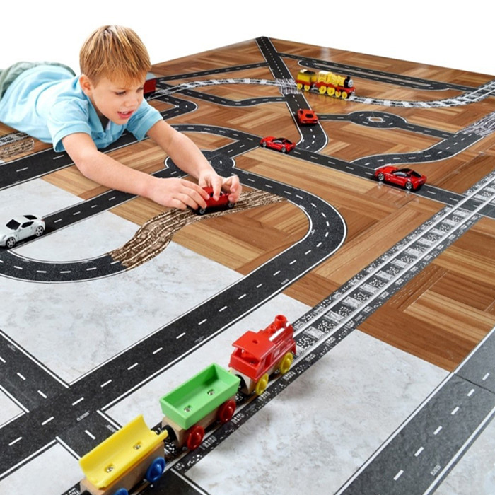Road Track Tape Stickers for Toy Cars and Trains UK