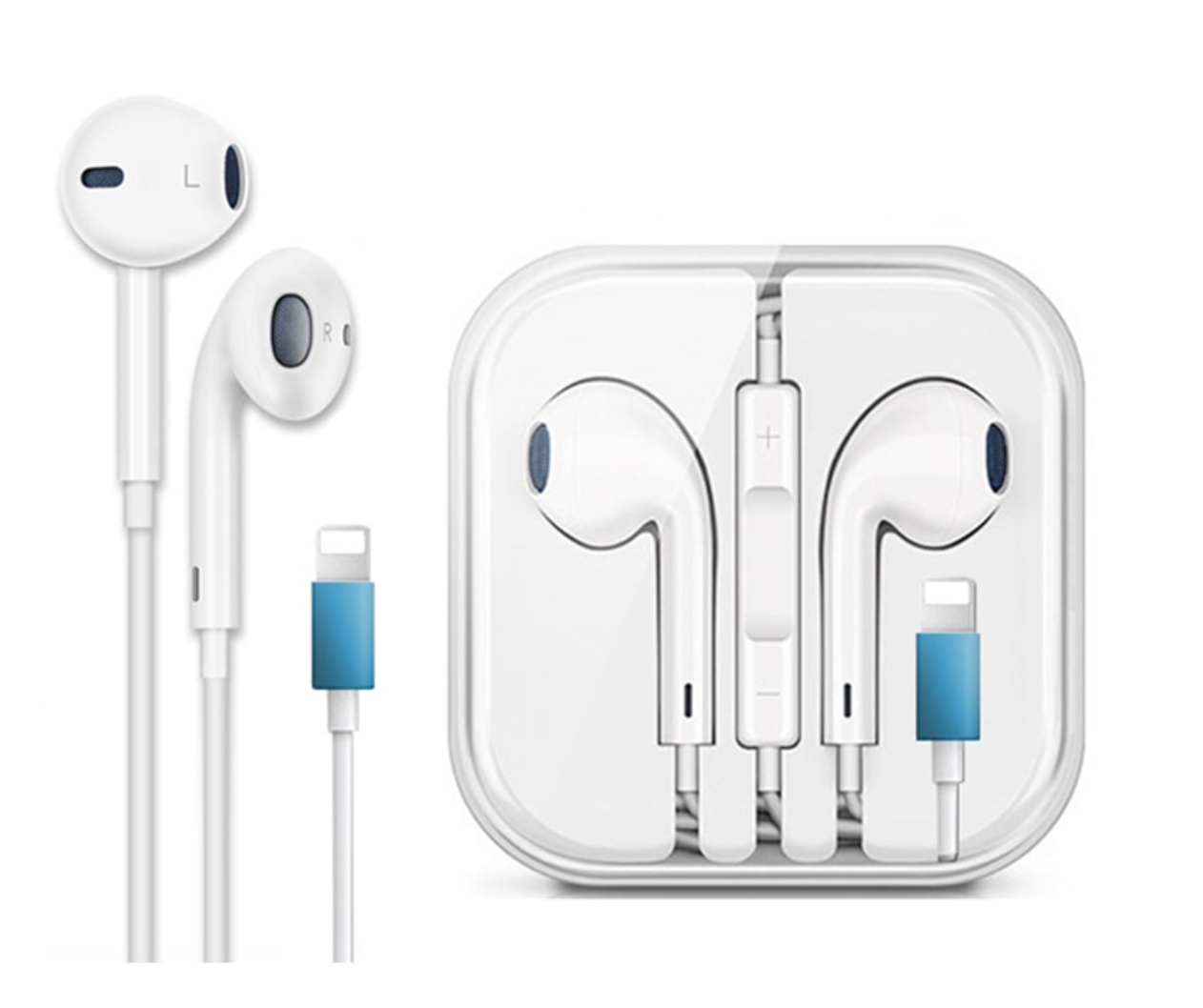 Lightning Headphones Compatible With Apple iPhone + Mic