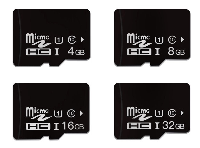 Micro SD Memory Cards -  8GB, 16GB, 32GB