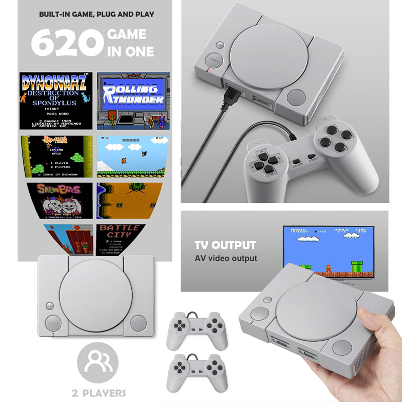PS1 Style Retro Classic Mini Console 620 Games Built-In