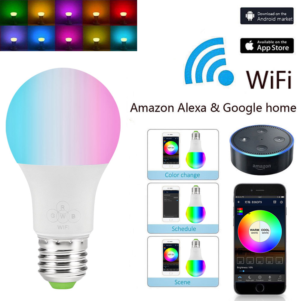 Smart LED Light Bulb Compatible with Alexa and Google Assistant (4.5w)