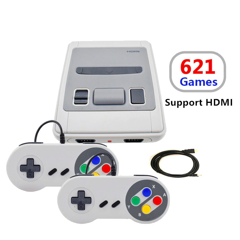Snes Style Plug And Play Retro Games Console -  600+ Built-In Games