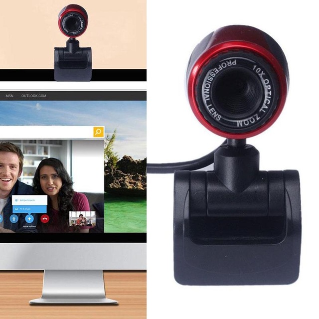 USB Clip On Webcam With Mic - HD