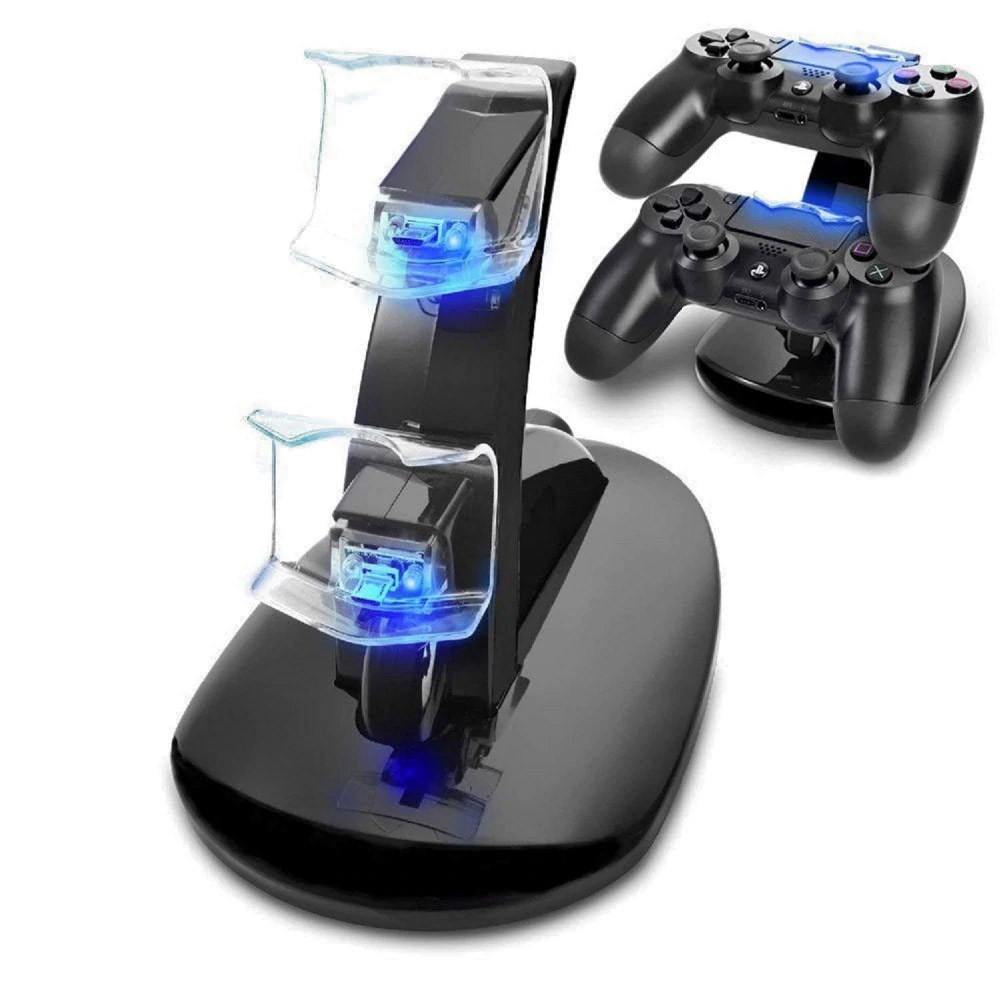 USB Dual Charging Dock For Playstation PS4 Game Controller