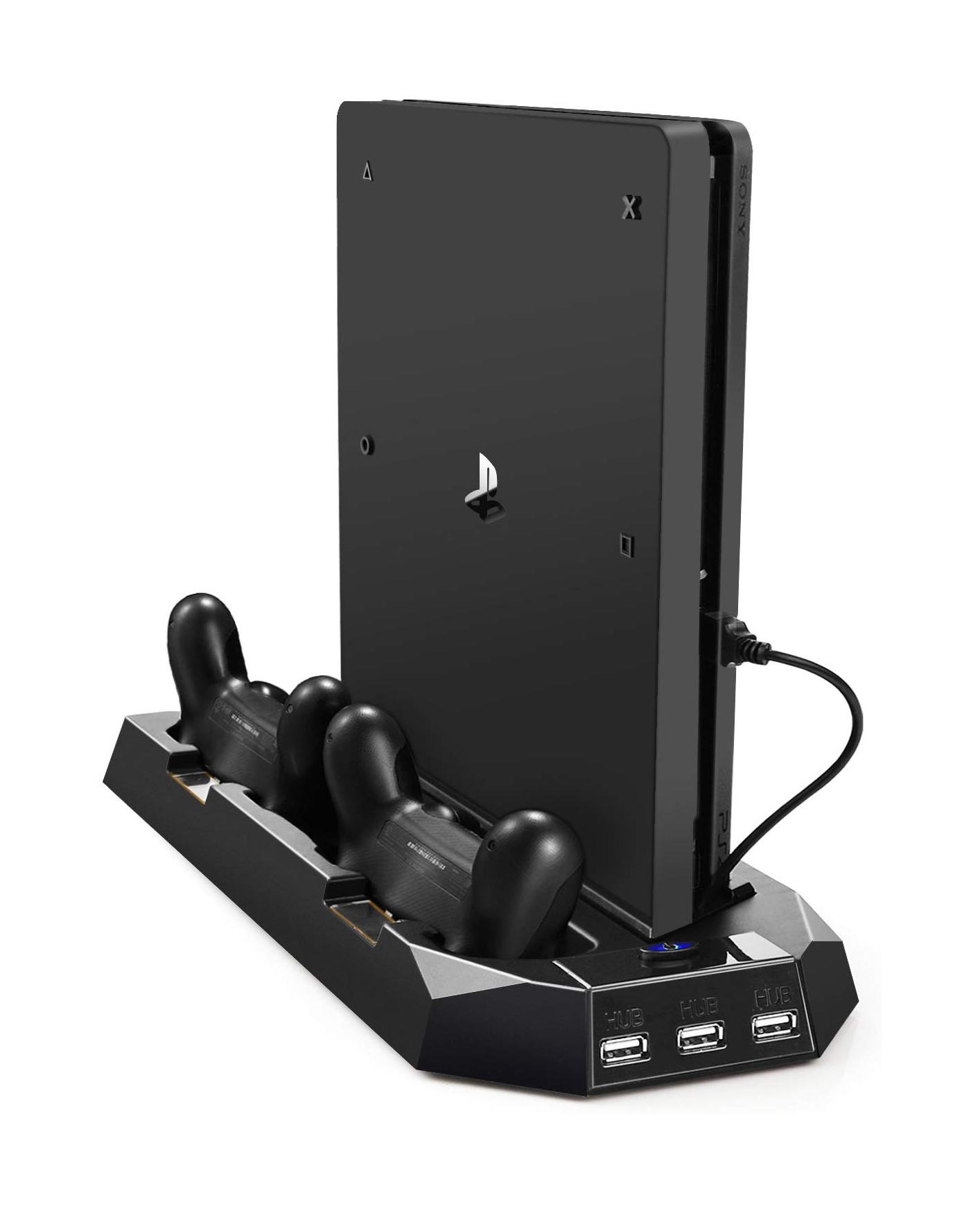 Vertical Cooling  Charging Stand for PS4 + PS4 Slim
