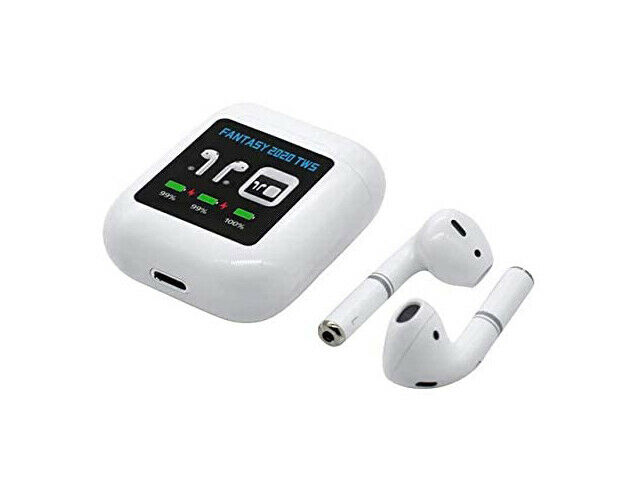 Bluetooth 5 Wireless Earbuds Pods LCD Display Battery QI Charging 2020 TWS  UK