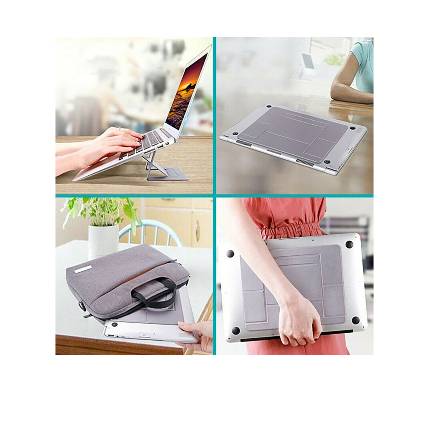 Invisible Laptop or Tablet Folding Stand