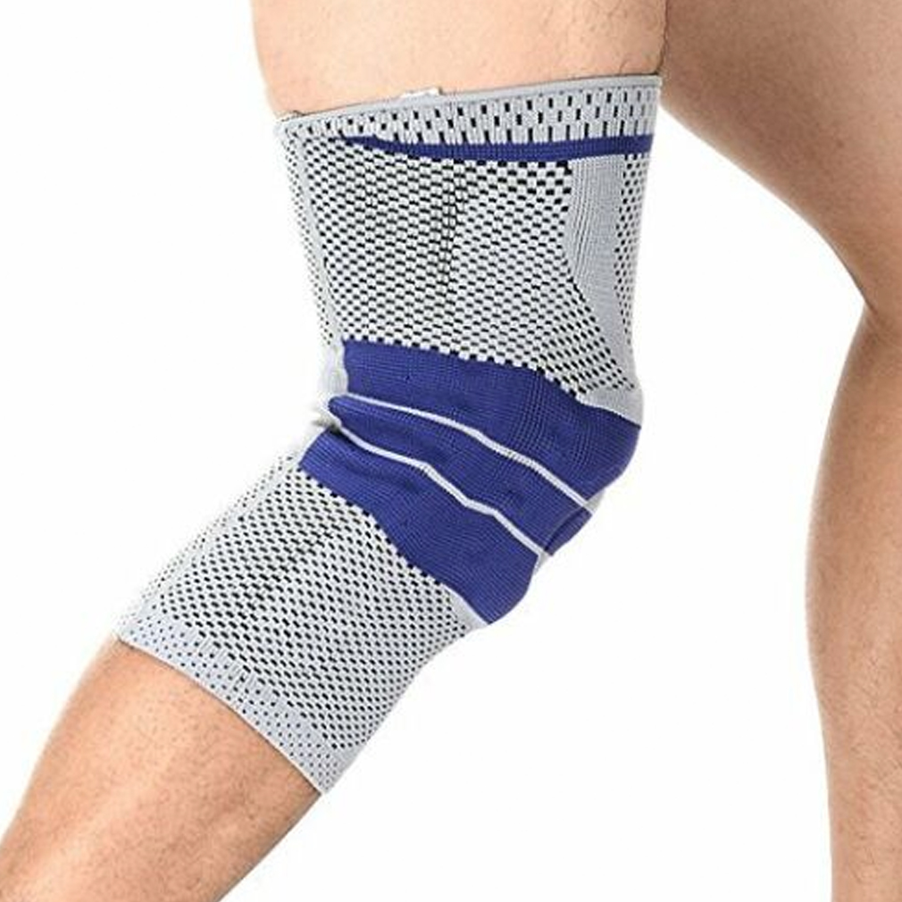 Silicone Spring Kneepad Knee Brace With Side Stabilisers